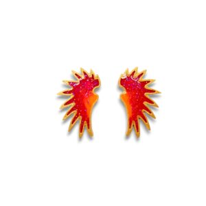 Alas mini naranja/fucsia