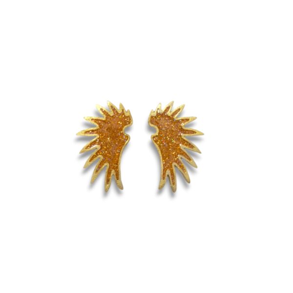 Pendientes Alas mini dorado