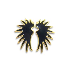 Pendientes Fly Midi negro