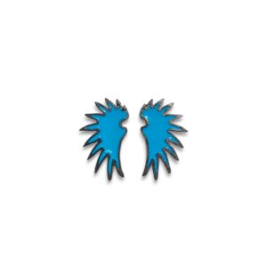 Pendientes Alas mini azul